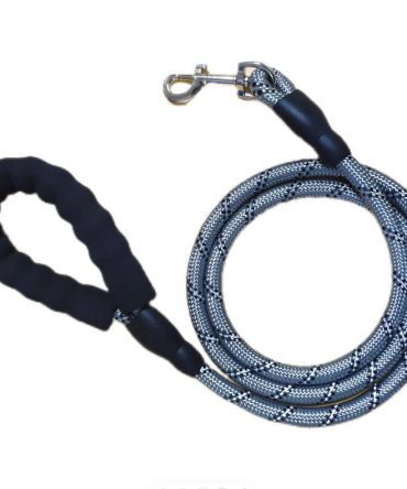 Correa para Perro Nylon 12 mm Cuerda Gruesa Gris