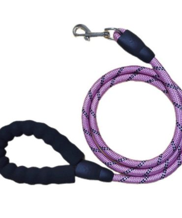 Correa para Perro Nylon 12 mm Cuerda Gruesa Morado