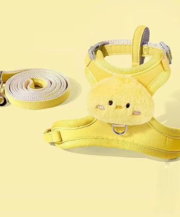 Arnés para Perros y Gatos con Muñeco de Pato Amarillo