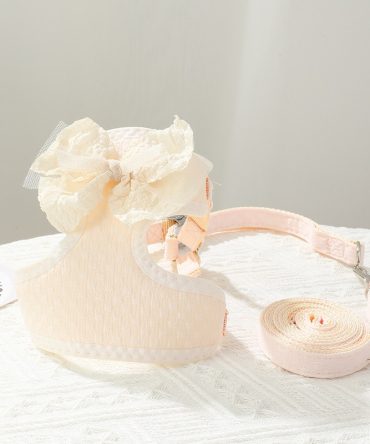 Arnés Perro Lazos y Cuadros Escoceses Beige