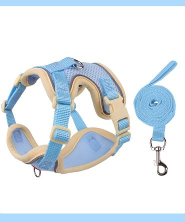 Arnés para Perro de Colores Contrastantes Azul